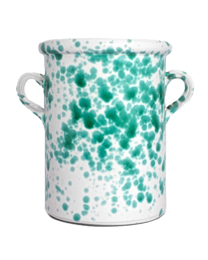 Capasa Schizzata Liscia Verde Marino H. 18 cm Capasa Schizzata Liscia Verde Marino H. 18 cm