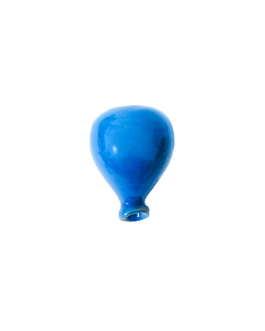 Palloncino 3D Turchese H. 6 cm in Ceramica