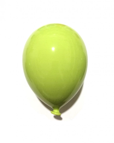 Palloncino Verde Lime H. 20 cm in Ceramica
