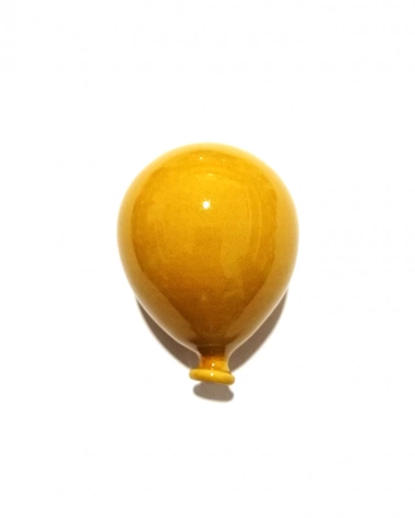 Palloncino Giallo Zafferano H. 8 cm