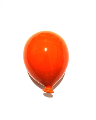 Palloncino Arancione H. 10 cm in Ceramica