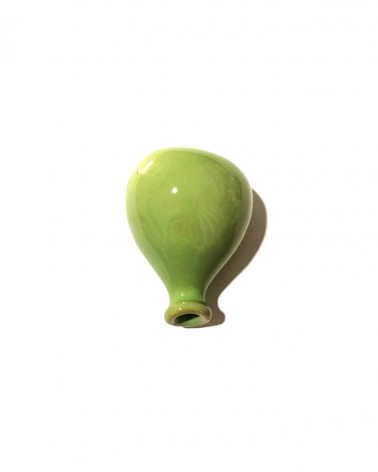 Palloncino 3D Verde H. 6 cm in Ceramica