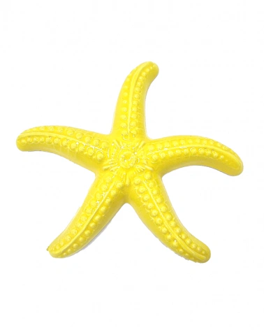 Stella Marina Gialla H. 15 cm in Ceramica