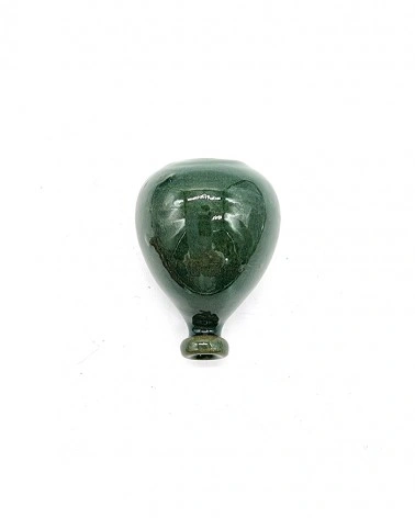 Palloncino 3D Verde Scuro H. 6 cm in Ceramica