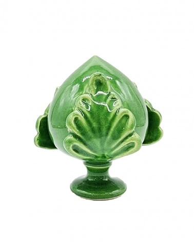 Pumo Verde Prato H. 8 cm in Ceramica