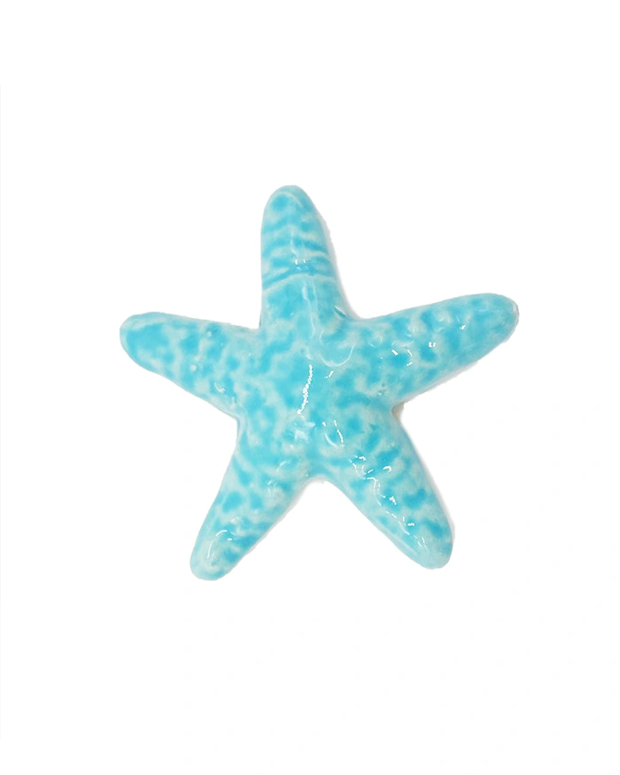 Stella Marina Verde Acqua H. 7 cm in Ceramica Stella Marina Verde Acqua H. 7 cm in Ceramica