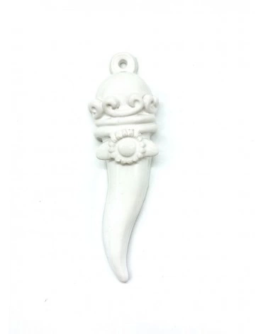 Corno Bianco H. 13 cm