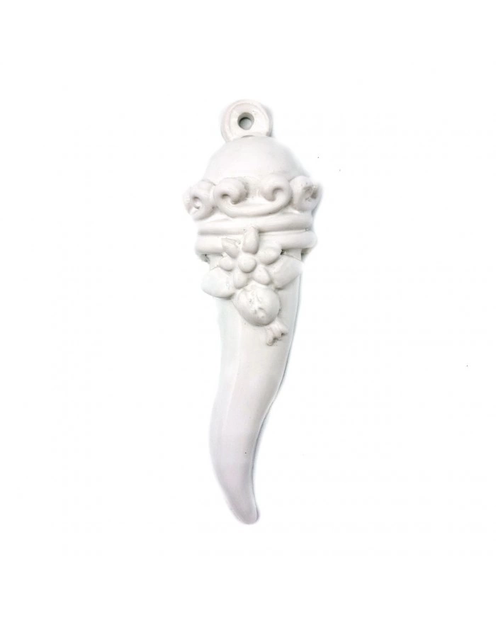 Corno Bianco H. 13 cm