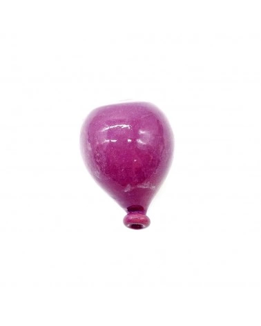 Palloncino 3D Viola H. 6 cm in Ceramica