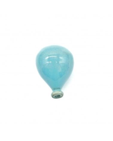 Palloncino 3D Verde Acqua H. 6 cm in Ceramica