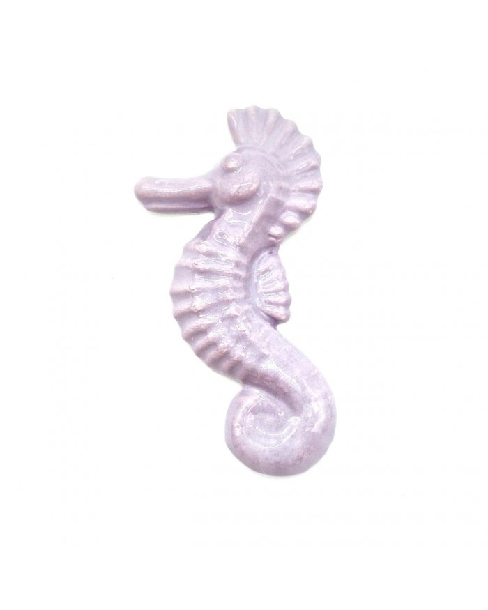Cavalluccio Marino Glicine H. 8 cm in Ceramica Cavalluccio Marino Glicine H. 8 cm in Ceramica