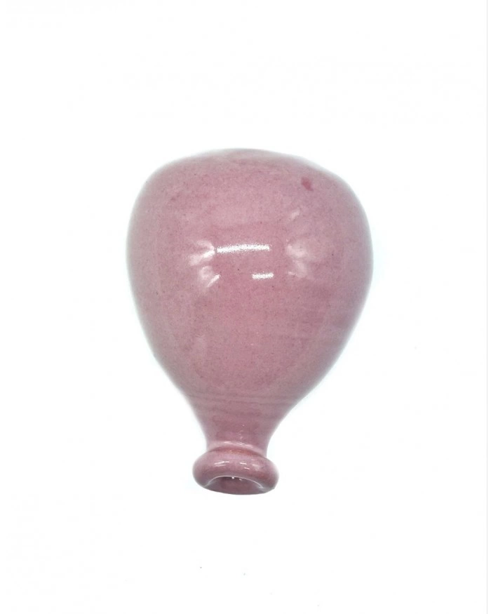 Palloncino 3D Rosa Antico H. 6 cm in Ceramica