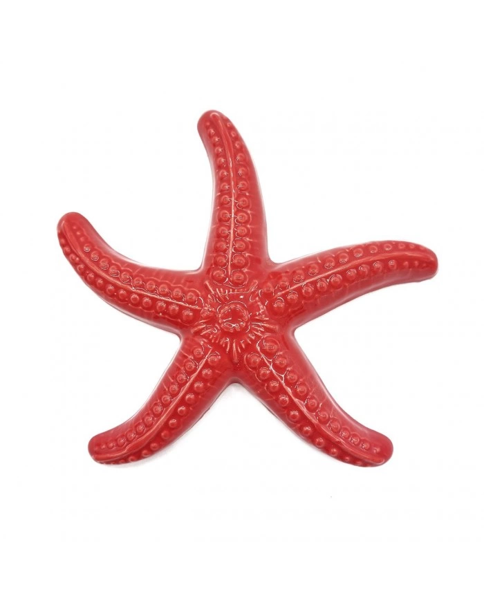 Stella Marina Rossa H. 15 cm in Ceramica Stella Marina Rossa H. 15 cm in Ceramica