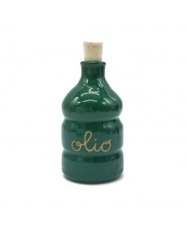 Bottiglia Verde Scuro 100 ml Olio