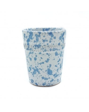 Vaso Portapianta Avion Con Decoro H. 10 cm
