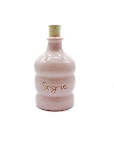 Bottiglia Rosa "Sogna" 100 ml in Ceramica
