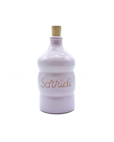 Bottiglia Glicine "Sorridi" 250 ml in Ceramica